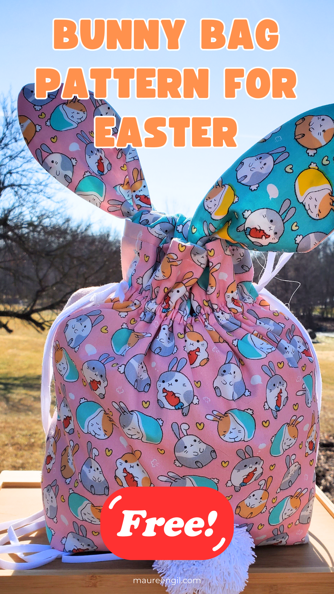 Looking for a fun Easter DIY project? This bunny ears drawstring bag pattern is easy to follow and will make a great addition to your Easter celebrations.
