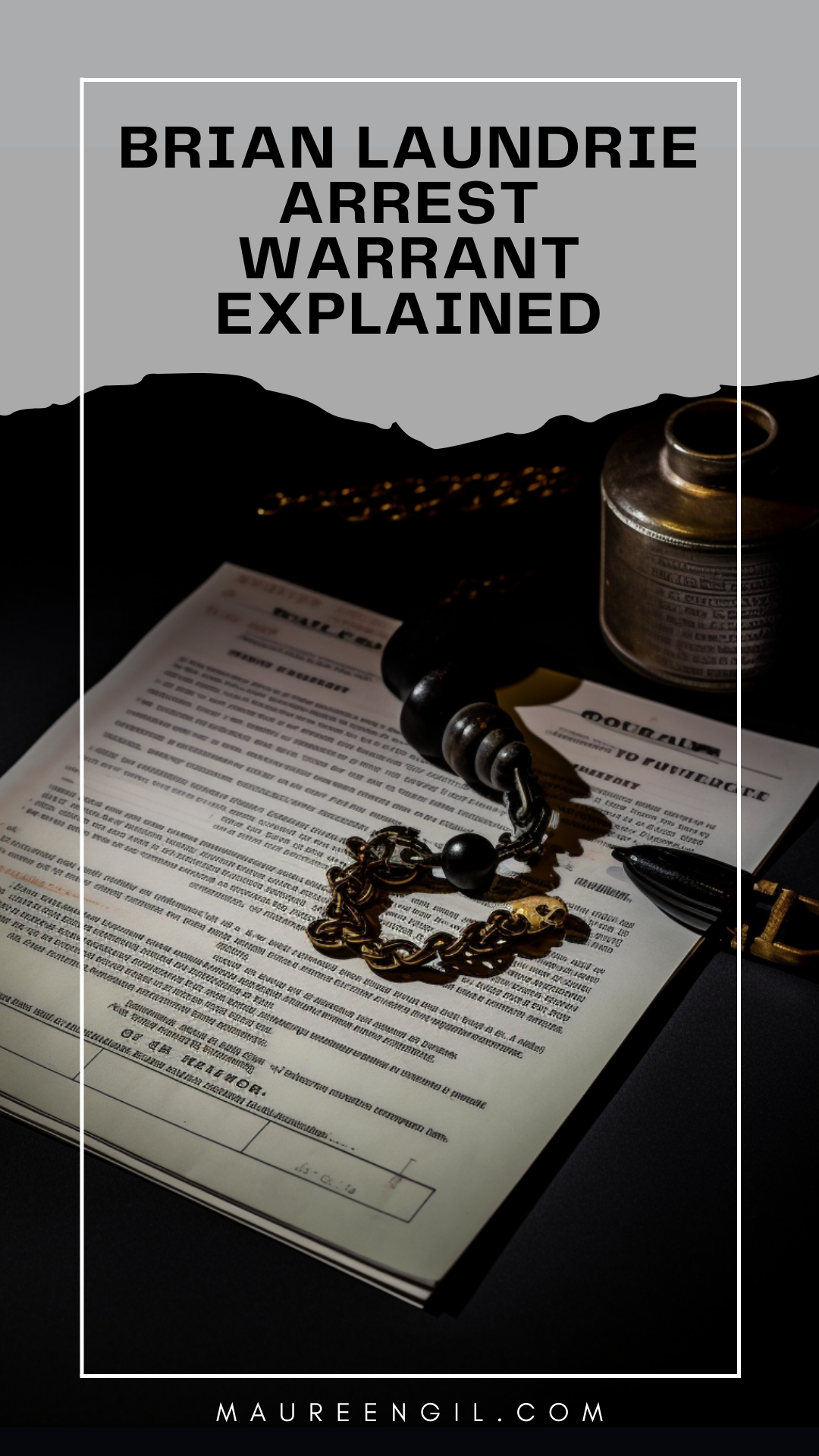 Brian Laundrie Arrest Warrant Explained 1 The Brian Laundrie case takes a new turn as an arrest warrant is issued. Learn more about the warrant and what it means for the investigation into Gabby Petito's disappearance.