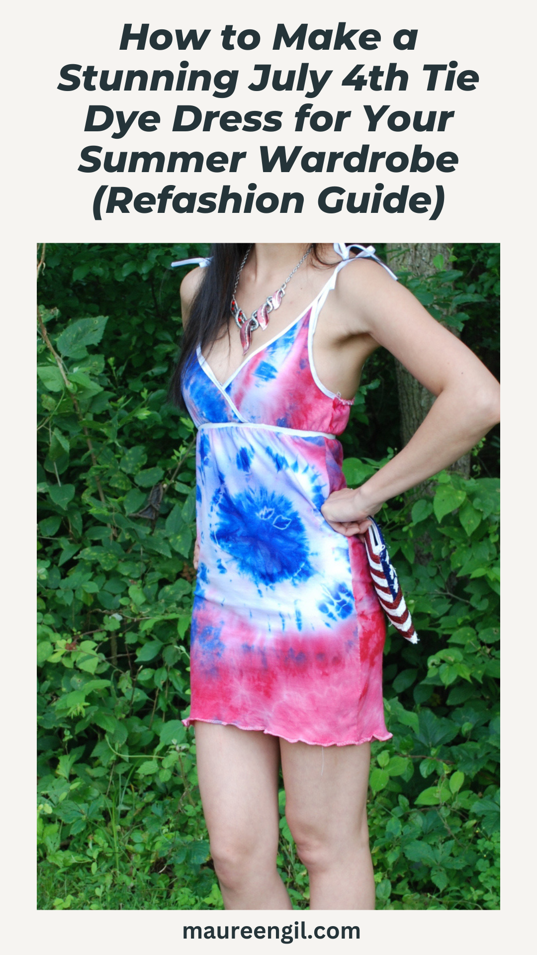 The Fourth of July is just around the corner, and what better way to celebrate than with a stunning tie-dye dress? This fun and easy DIY project is perfect for anyone looking to add a pop of color to their summer wardrobe. Not only is it a great way to repurpose an old dress, but it's also a creative way to show off your patriotic spirit. With just a few supplies and some simple steps, you can create a one-of-a-kind dress that will make you the envy of all your friends. 