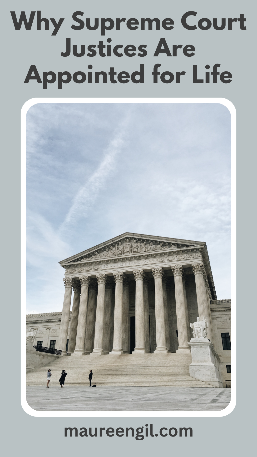 Why Supreme Court justices are appointed for life has been recently called into question especially with the highly charged, politicized decisions that have come out of the last few terms.